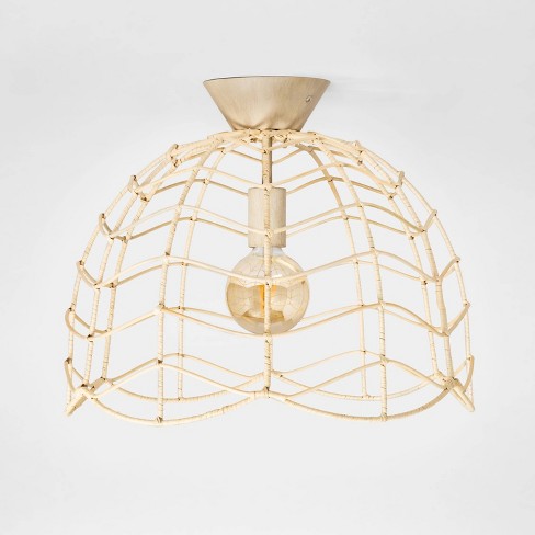 Target deals rattan light