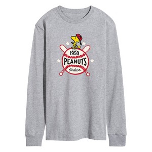 Men's - Peanuts - Peanuts Sports Long Sleeve Graphic T-Shirt - 1 of 4