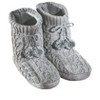 Collections Etc Cable Knit Slippers with Pom Poms, Comfortable Booties for Women - 3 of 3