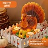Thanksgiving Turkey Candle Holders, Thanksgiving Turkey Tabletop Centerpiece Decor, Fall Centerpiece Table Decorations, Tea Light Pumpkin - 3 of 4