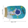 Unique Bargains Cartoon Astronaut Shower Gloves for Bathroom 7.87"x5.12" 1 Pc - 2 of 3