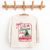 Tis The Season To Read Red Truck - Youth Long Sleeve Graphic T-Shirt - 2 of 4