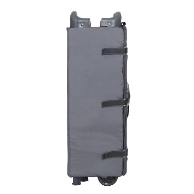 Portable Gray and Blue Nursery Center with Bassinet