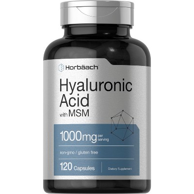 Horbaach Hyaluronic Acid with MSM 1000mg | 120 Capsules