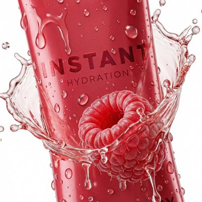 Instant Hydration Raspberry Electrolyte Drink Mix Sports Drink - 10ct/80gms