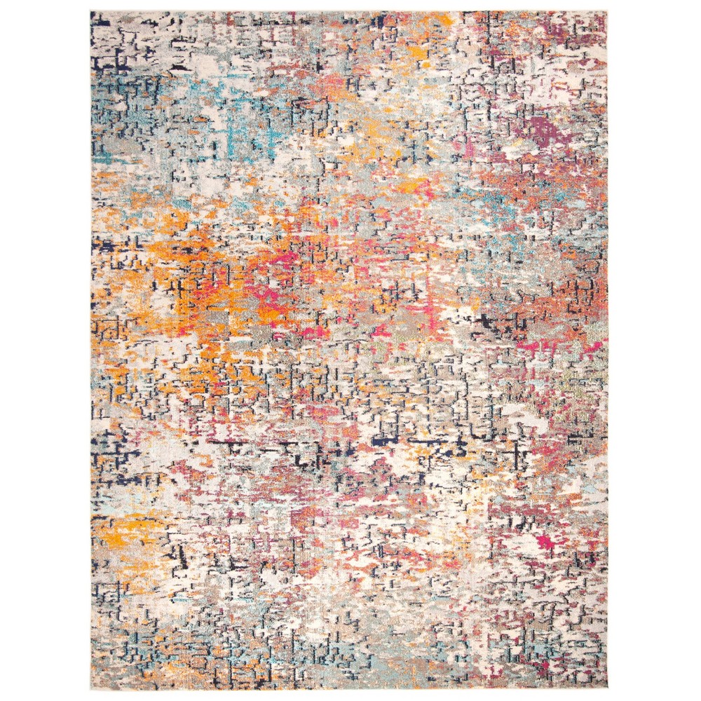 9'x12' Renita Rug Gray/Pink - Safavieh