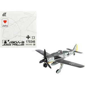 Focke-Wulf Fw 190A-8 Fighter Aircraft "JG 26 Schlageter, France" (1945) German Luftwaffe 1/72 Diecast Model by JC Wings - 1 of 4
