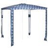 Outsunny Quick Beach Cabana Canopy Umbrella, 7.9' Easy-Assembly Sun-Shade Shelter with Sandbags, Cool UV50+ Fits Kids & Family, Blue - 4 of 4