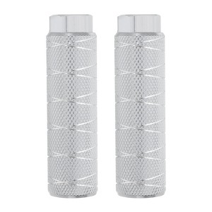 Unique Bargains Aluminum Alloy Anti-Skid BMX Mountain Dirt Cycling Fit 3/8 Inch Axles Rear Stunt Bike Pegs 2 Pcs - 1 of 3