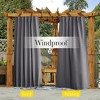 NICETOWN Outdoor Blackout Curtains Low-Density Top & Bottom Design - 2 of 4