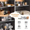 AMERLIFE Farmhouse Kitchen Pantry Cabinet, 72" Tall Storage Cabinet with Adjustable Shelves & Barn Doors - 4 of 4