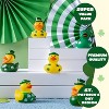 Joyfy 24 Pcs Green Rubber Ducks, Lucky Ducks with Hats & Shamrock Patterns Gifts for Kids, Party Favors & Decorations - 4 of 4