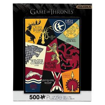 Aquarius Puzzles Games of Thrones Mottos 500 Piece Jigsaw Puzzle