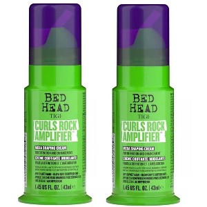 TIGI Bed Head Curls Rock Amplifier Mega Shaping Cream (1.45 oz) For Definition of Curly & Wavy Hair, Anti-Frizz (PACK OF 2 BOTTLES) - 1 of 4