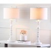 Mamie White Candlestick Lamp (Set of 2) - 32.5 Inch Height - LIT4058 - Creme - Safavieh - 3 of 4