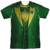 Men's Leprechaun Costume (Front Back Print) Short Sleeve Costume T-Shirt - 2 of 4