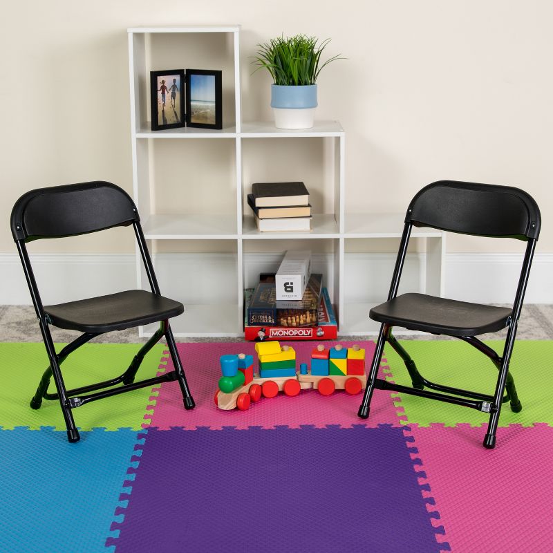 Flash Furniture 10 Pack Kids Plastic Folding Chair, 2 of 8