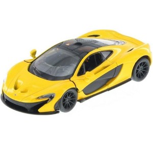 KiNSMART McLaren P1 1:36 Scale 5" Die Cast Metal Model Toy Super Car (Yellow) - 1 of 4