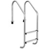 Swimming Pool Ladder, Stainless Steel Pool Steps for Inground Pools, Non-Slip Treads Pool Stairs with Ergonomic Pool Handrails, Easy Assembly - 2 of 4