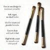 Dual - Ended Eyeshadow Brush - Domed Shader Blending Brush for Baked Pressed Eyeshadow Application - 4 of 4