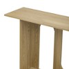 KTMBDW 60 Inches Farmhouse Console Table with Storage, Couch Table Behind Sofa, Narrow Console Stand for Entryway Living Room - 4 of 4