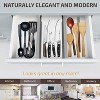 4-Pack Bamboo Drawer Dividers – Adjustable 12.5"–17" Expandable Organizers for Clothes, Kitchen, Dresser, Office & Bathroom Storage – Grey – Bambüsi - 3 of 4