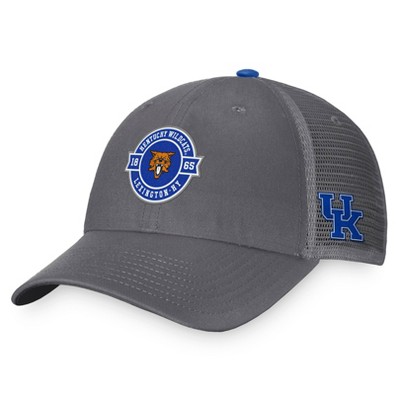 NCAA Kentucky Wildcats Unstructured Meshback Hat - Gray/White