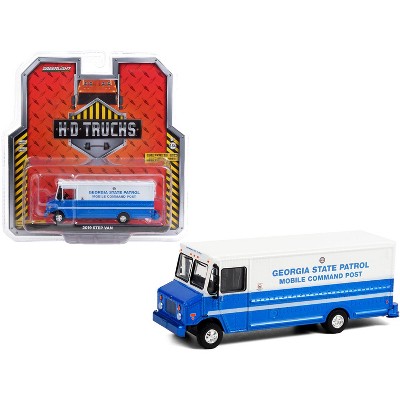 2019 Step Van "Georgia State Patrol" Mobile Command Post Blue and White "H.D. Trucks" Series 20 1/64 Diecast Model by Greenlight