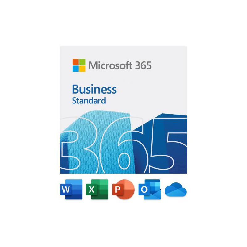 Microsoft 365 Business Standard | 12-Month Subscription, 1 person | Premium Office apps | 1TB OneDrive cloud storage | PC/Mac Download, 1 of 6