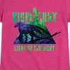 Girls' - How to Train Your Dragon - Night Fury Light Up The Night Fitted Short Sleeve Graphic T-Shirt - 2 of 4