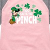 Girls' - Disney - Too Cute To Pinch Shirt Tail Raglan Graphic T-shirt - 2 of 4