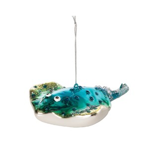 Gallerie II Blown Glass Stingray Ornament - 1 of 3