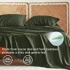 Rayon Derived from Bamboo Sheet Set 4 Pcs Beige Queen  Cooling & Moisture-Wicking Bedding with Deep Pockets - 3 of 4