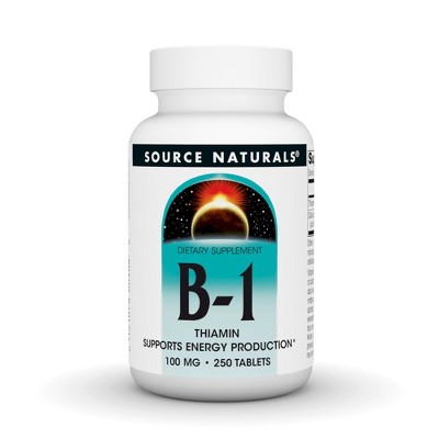 Vitamin B-1 100mg by Source Naturals, Inc.  -  250 Tablet