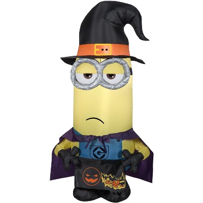 3.5ft Gemmy Airblown Inflatable Halloween 2024 Minion Dave