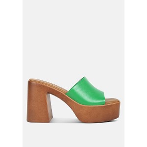 Slip On Block Heel Sandals Women - 1 of 4