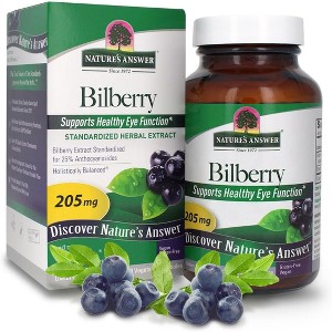 Nature's Answer Bilberry Vision Complex Vegetarian Capsules, 60 Ct - 1 of 4