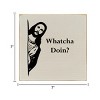 Slickblue Rustic Jesus Quote Wall Sign 7x7 – Solid Wood Plaque for Shelf or Hanging, Funny Faith Decor, Color Options - 3 of 3
