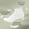SERISIMPLE Men Thin Viscose Bamboo No Show Low Cut Odor Resistant Breathable Low Cut Socks Navy Blue Large 5 Pairs - 2 of 4