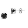 SHINE by Sterling Forever Sterling Silver 7mm Rainbow CZ Studs - 3 of 3