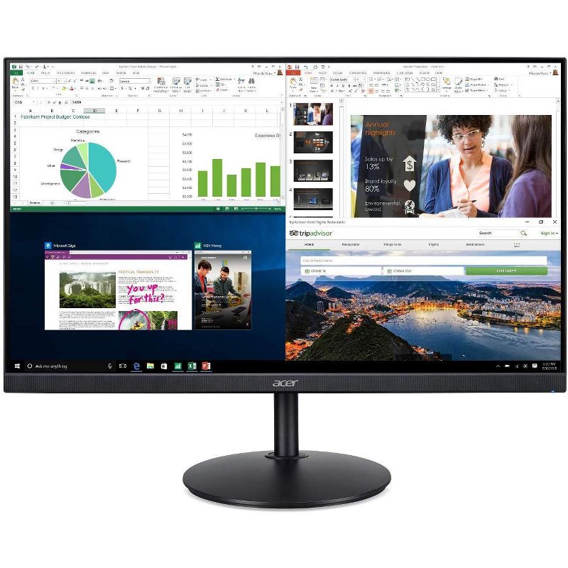 Acer CB2 - 27" Widescreen Monitor Display 1920x1080 75 Hz 16:9 1ms VRB 250 Nit - Manufacturer Refurbished, 1 of 6