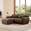 L-Shaped Plush Boneless Sectional Sofa with Chaise, 32D High-Density Sponge, and Ergonomic Design - 3 of 4
