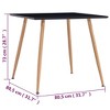 vidaXL Bar Table Solid Acacia Wood 59.1"x27.6"x41.3" - 4 of 4