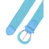 Allegra K Women's Metal Buckle Woven Wide Braided Dress Waist Belts 65-88cm/25.59-34.65" - 2 of 4