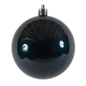 Vickerman Midnight Blue Ball Ornament - 1 of 4
