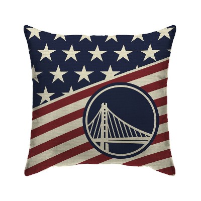 NBA Golden State Warriors Americana Decorative Throw Pillow