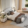 Famapy Queen Size Upholstered Bed Frame with USB Ports & LED Headboard,TB117-Tested Fabric,Style+Safe,Multiple Headboard Styles,Bedroom Centerpiece - 3 of 4