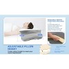 LISM Contour Bed Pillow,Adjustable Bed Memory Foam Pillows for Side Back Stomach Sleeper - 3 of 4