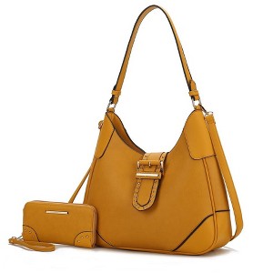 MKF Collection Juliette Vegan Leather Women’s Shoulder Bag with Matching Wallet by Mia K - 1 of 4
