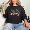 Simply Sage Market Women's Graphic Sweatshirt Stay Cozy Snowflake - 2 of 3